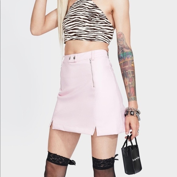 4SI3NNA | PINK ROYCE MINI SKIRT S - Picture 2 of 8